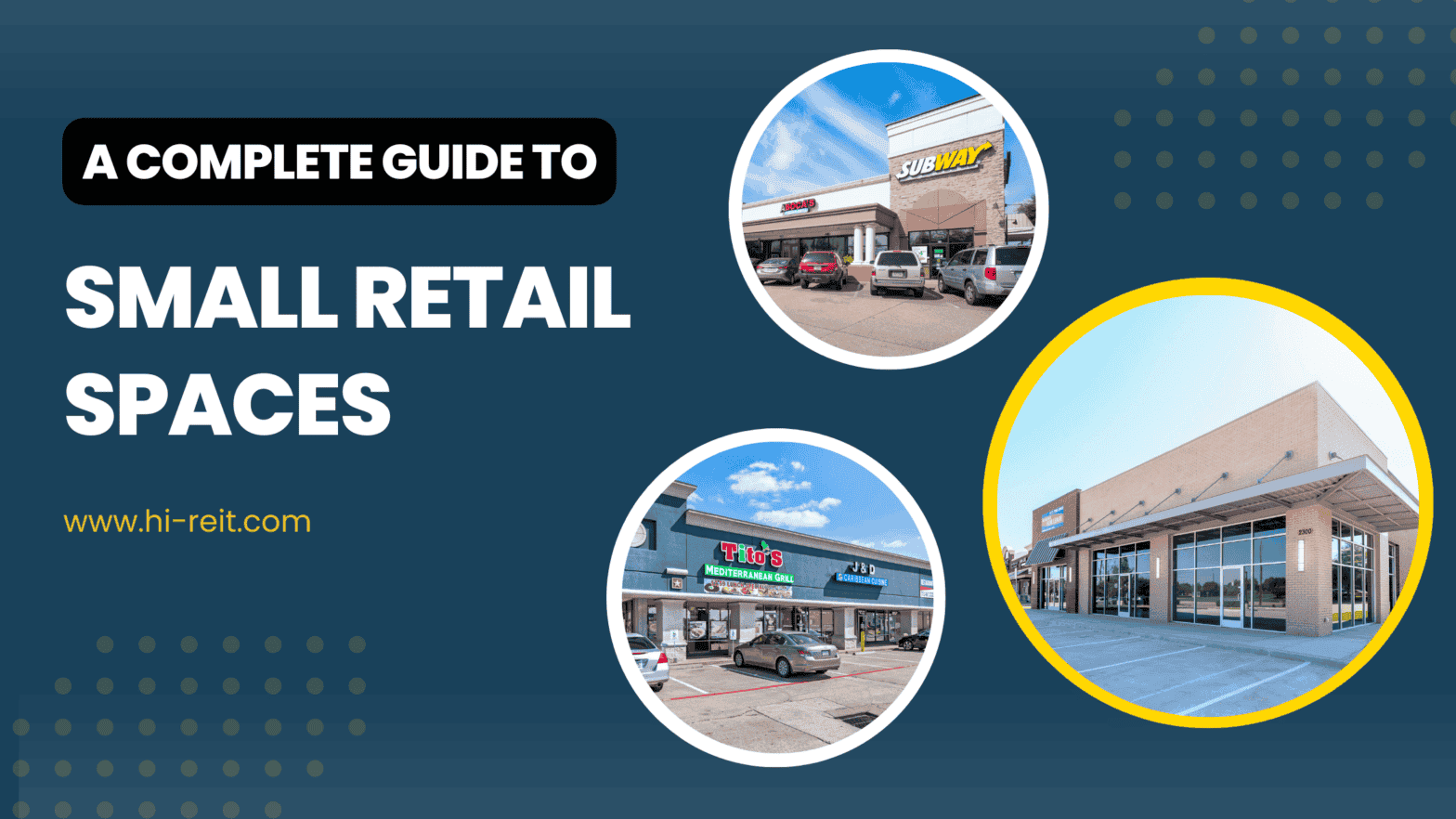 Small Retail Spaces for Rent A Complete Guide